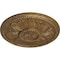 Ekena Millwork Edinburgh Ceiling Medallion (Fits Canopies up to 5 1/4"), Hnd-Painted Rubbed Bronze, 18"OD x 1 3/4"P CM18EDRZS - alternate 4